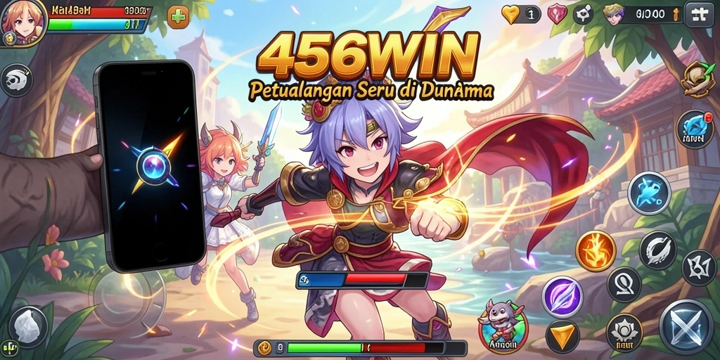 Gameplay seru dengan karakter anime yang menarik.
