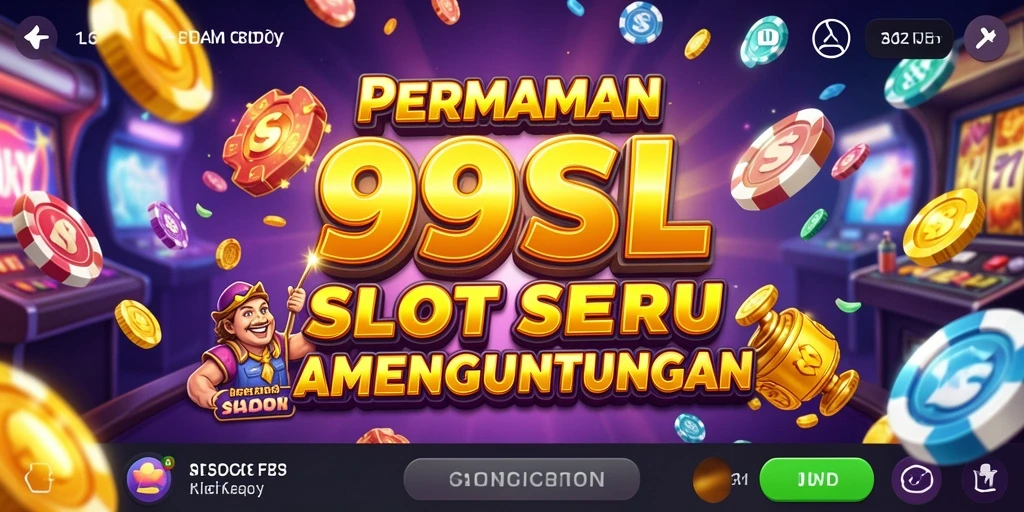 Tampilan seru dari gameplay 99SL saat memutar slot.