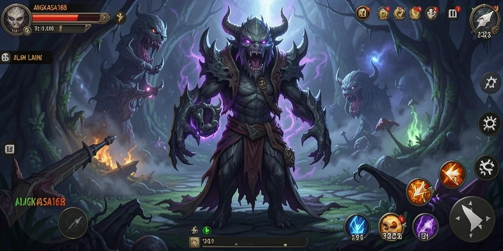Tangkapan layar gameplay ANGKASA168 yang menegangkan dan menyeramkan.