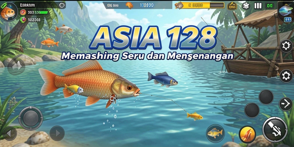 Tangkapan ikan besar di ASIA128 dengan grafik memukau.