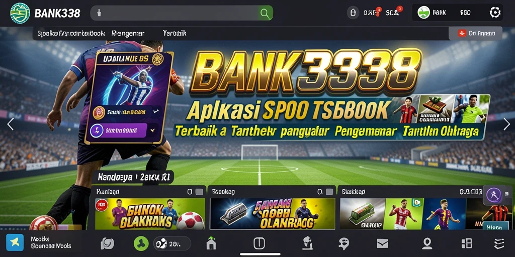 Tampilan gameplay Sportsbook yang seru dan interaktif di BANK338.