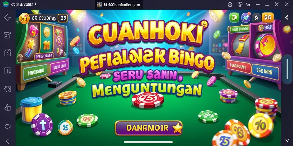 Tampilan gameplay seru dari CUANHOKI dengan pemain berinteraksi.