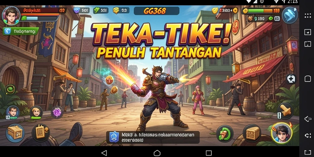 Screenshot permainan GG368 dengan teka-teki menantang.