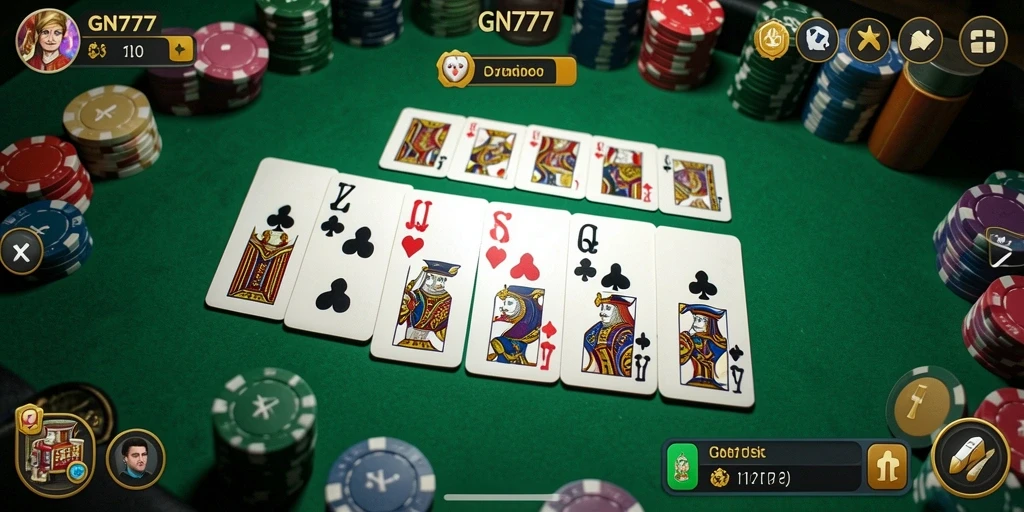 Screenshot gameplay GN777 yang menampilkan keseruan permainan Domino.