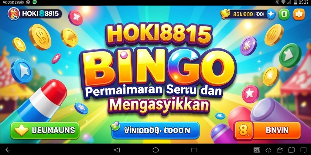 Tampilan screenshot HOKI8815 menampilkan pengalaman bermain Bingo yang seru.