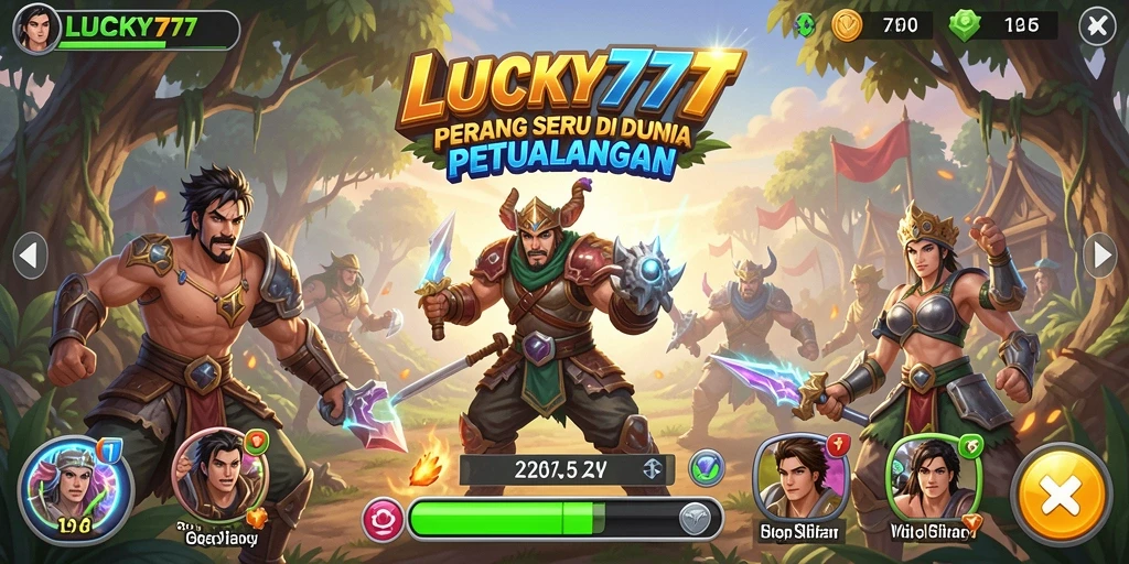 Screenshot utama gameplay LUCKY777 yang menampilkan aksi seru dan grafis menawan.