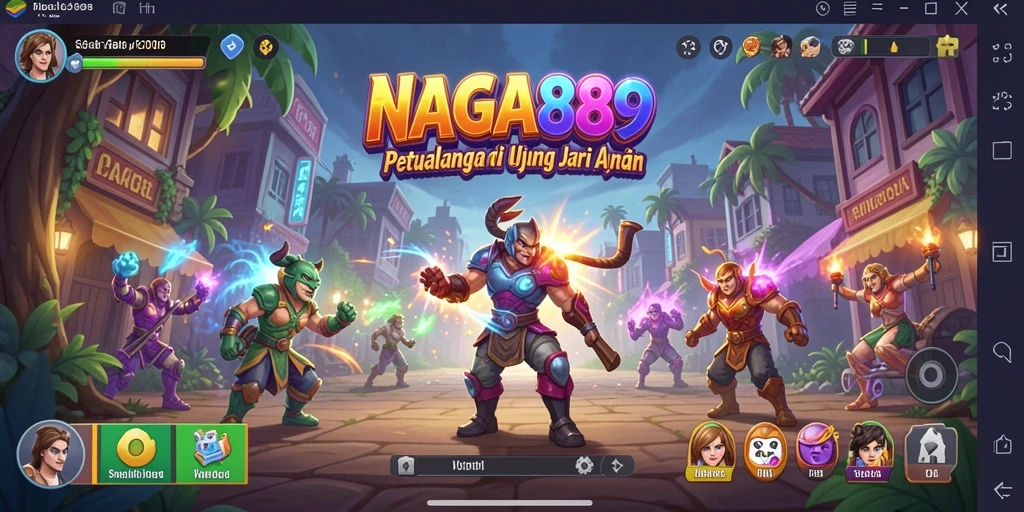 Tampilan menarik dari gameplay seru NAGA889.