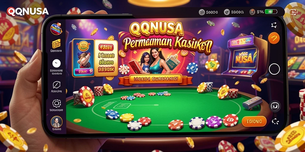 Tampilan menarik dari gameplay Kasino QQNUSA yang mengasyikkan.