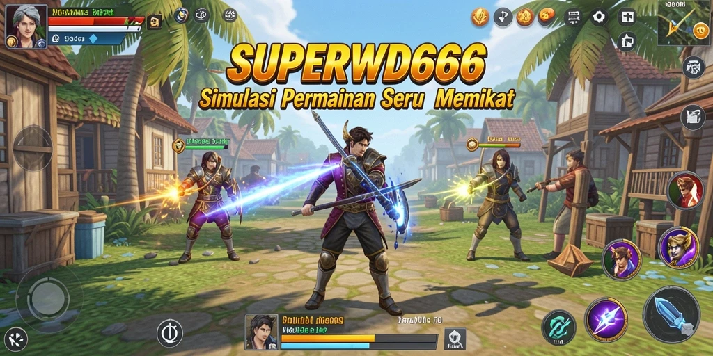Tampilan gameplay seru dalam SUPERWD666 yang menunjukkan aksi simulasi yang menarik.