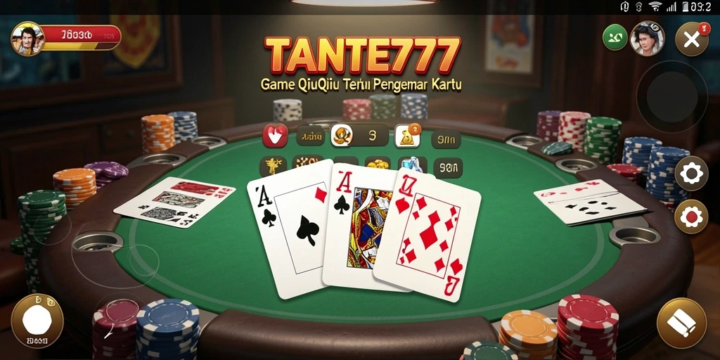 Tampilan gameplay QiuQiu yang seru di TANTE777.